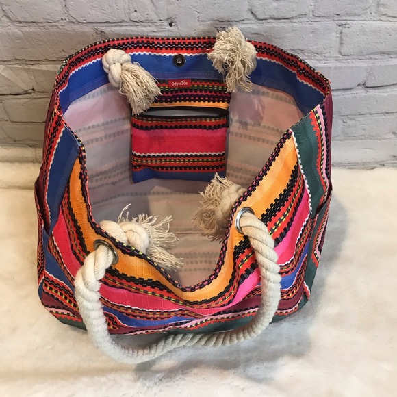 Odyseaco Baja Beach Bag Waterproof Canvas Tote - Picture 7 of 10